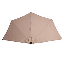Nature Spring 9' Half-Canopy Patio Umbrella - Beige