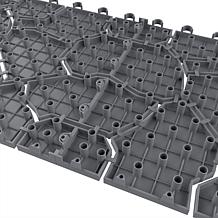 Nature Spring Interlocking Stone Look Patio and Deck Tiles 6-Pack
