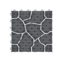 Nature Spring Interlocking Stone Look Patio and Deck Tiles 6-Pack
