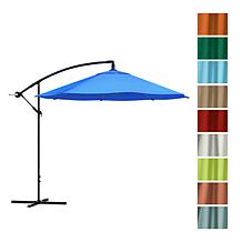 Nature Spring Offset Swivel Patio Umbrella - Blue