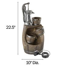 Nature Spring Old Fashion 4-Tier Hand Pump Fountain