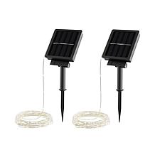 Nature Spring Outdoor Starry Solar String Lights- 200 Fairy LED Lights