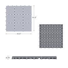 Nature Spring Patio and Deck Tiles - Gray