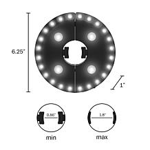Nature Spring Patio Umbrella Light with 28 LED Bulbs