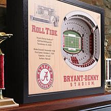 NCAA AL Crimson Tide StadiumViews 3-D Wall Art - Bryant-Denny Stadium 