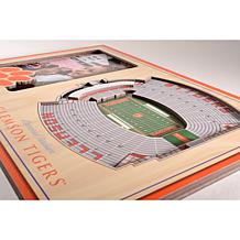 NCAA Clemson Tigers 3-D Stadium Views Picture Frame
