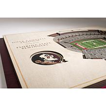 NCAA FL State Seminoles StadiumViews Wall Art - Doak Campbell Stadium 