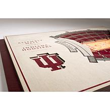 NCAA Indiana Hoosiers StadiumViews 3-D Wall Art - Assembly Hall 