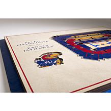 NCAA Kansas Jayhawks StadiumViews 3-D Wall Art - Allen Fieldhouse 