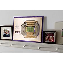 NCAA LSU Tigers StadiumViews 3-D Wall Art - Tiger Stadium 