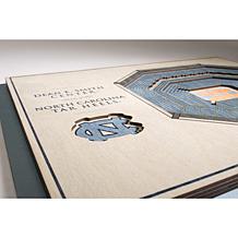 NCAA NC Tar Heels StadiumViews 3-D Wall Art - Dean E. Smith Center