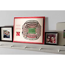NCAA Nebraska Cornhuskers StadiumViews 3-D Wall Art - Memorial Stad...