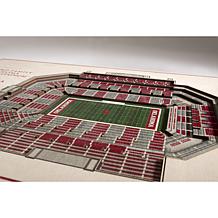 NCAA OK Sooners StadiumViews 3D Wall Art- Gaylord OK Memorial Stadium 
