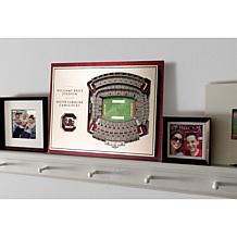 NCAA SC Gamecocks StadiumViews 3-D Wall Art - Williams-Brice Stadium 