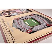 NCAA South Carolina Gamecocks 3-D Stadium Views Picture Frame