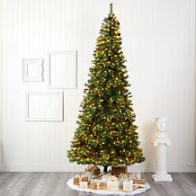 Nearly Natural 10 Ft. Mountain Pine Christmas Tree with 850 Lights