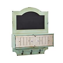 Nearly Natural 21.5" Vintage Chalkboard Wall Organizer