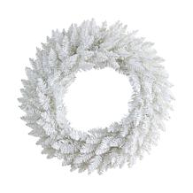 Nearly Natural 24” Colorado Spruce Christmas Wreath with 35 Warm LED 