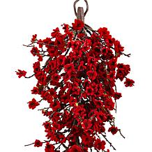 Nearly Natural 28" Plum Blossom Teardrop