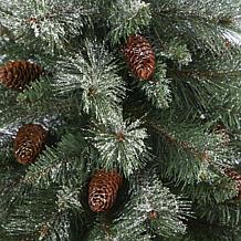 Nearly Natural 44 in. Snowed Mountain Pine Christmas Tree