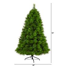 Nearly Natural 6 Ft. Christmas Tree with 300 Clear LED Lights