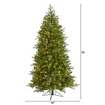 Nearly Natural 6 Ft. Vienna Fir Christmas Tree with 400 Lights