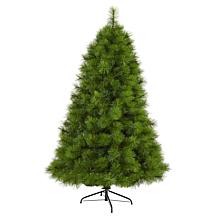 Nearly Natural 6.5 Ft. Christmas Tree with 350 Clear LED Lights
