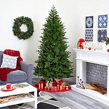 Nearly Natural 7 Ft. Vienna Fir Christmas Tree with 450 Lights