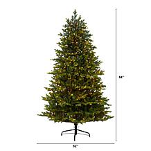 Nearly Natural 7’ North Carolina Fir Artificial Christmas Tree