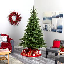Nearly Natural 8 Ft. Artificial Christmas Tree with 650 Clear Lights