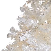 Nearly Natural 8' White Christmas Tree with 1500 Bendable Branches
