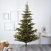 Nearly Natural 9’ Layered Spruce Artificial Christmas Tree 750 Lights