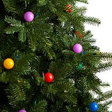 Nearly Natural 9.5' Mountain Fir with 1150 Multi Color LED Lights