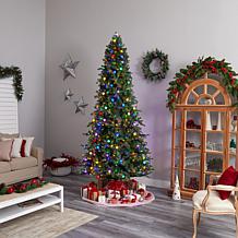 Nearly Natural 9.5' Mountain Fir with 1150 Multi Color LED Lights