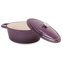 Neo 4-piece Enameled Cast Iron Dutch Oven Set, Purple