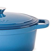 Neo 6-piece Cast Iron Dutch Oven Set with Lids, Blue
