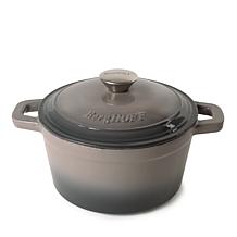 Neo Enameled Cast Iron 8" Round Dutch Oven 3qt, Oyster