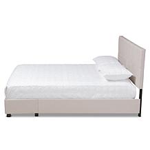 Netti Fabric Upholstered 2-Drawer King Size Platform Storage Bed