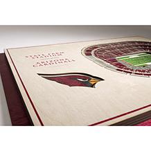 NFL Arizona Cardinals StadiumViews 3-D Wall Art - State Farm Stadium