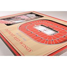 NHL Detroit Red Wings 3-D Stadium Views Picture Frame