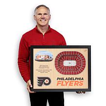 NHL Philadelphia Flyers 25-Layer 3-D Wall Art - Wells Fargo Center 