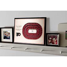 NHL Philadelphia Flyers StadiumViews 3-D Wall Art - Wells Fargo Cen...