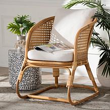 Niko Natural Rattan Arm Chair with Cushions