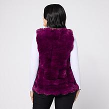 Nina Leonard Faux Fur Vest