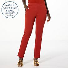 Nina Leonard Narrow Leg Pant with Stud Detail