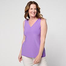 Nina Leonard Reversible Jersey Knit Tank