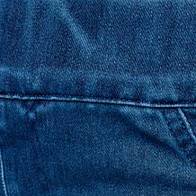 Nina Leonard Stretch Denim Knit Cropped Pant