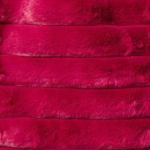 Nina Leonard Striped Faux Fur Vest