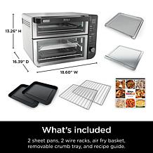 Ninja 12-in-1 Double Oven with FlexDoor and Recipe Guide