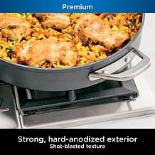Ninja C30140 Foodi NeverStick Premium 4-Quart Sauté Pan with Glass Lid